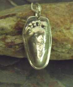 Baby Print Silhouette Pendant