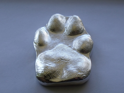 Paw Print Paperweights